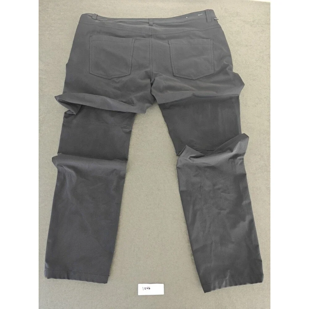 LinearFlex Men's Tech Pants 38x32 Dark Gray Stretch Performance Golf Travel